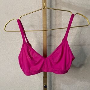 Aerie Smoothez Fuchsia Bralette- Large